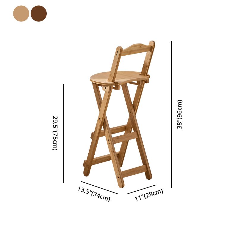 Vouwen houten tegenhoogte ontlasting ronde lage rug moderne arm minder ontlasting