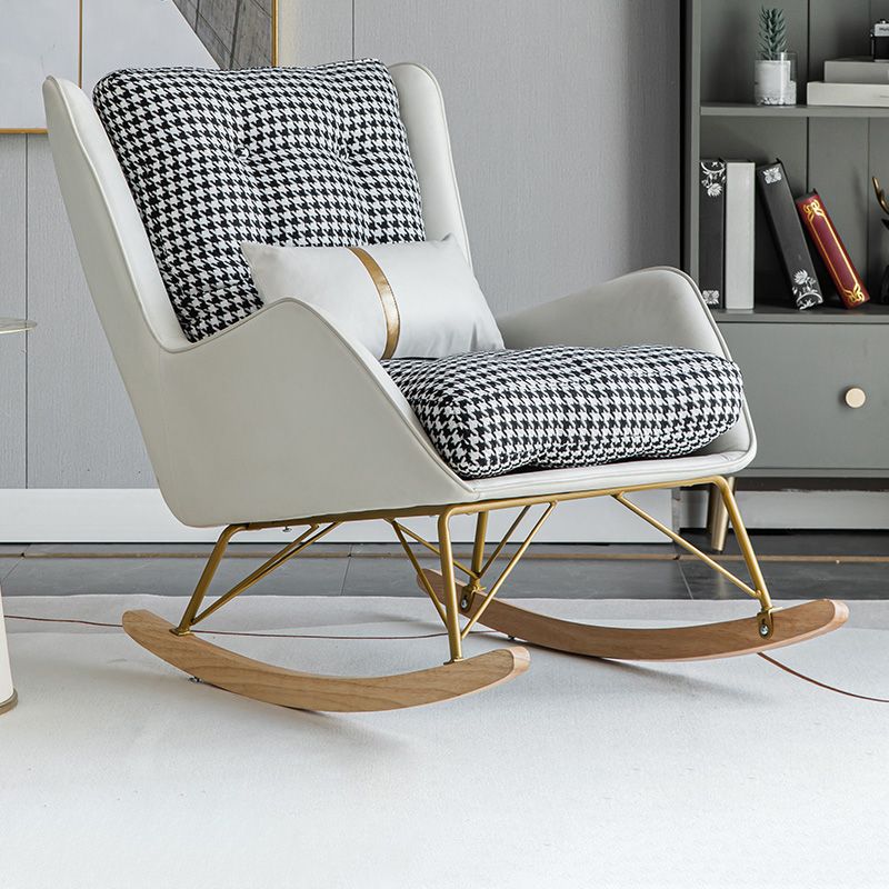 Living Room Light Luxury Rocking Chair Modern Family Lazy Sofa Chair