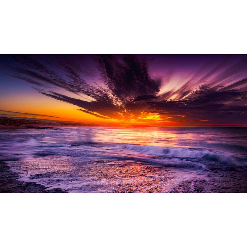 Modern Style Mural Wallpaper Sea Environment Friendly Bedroom Wall Mural