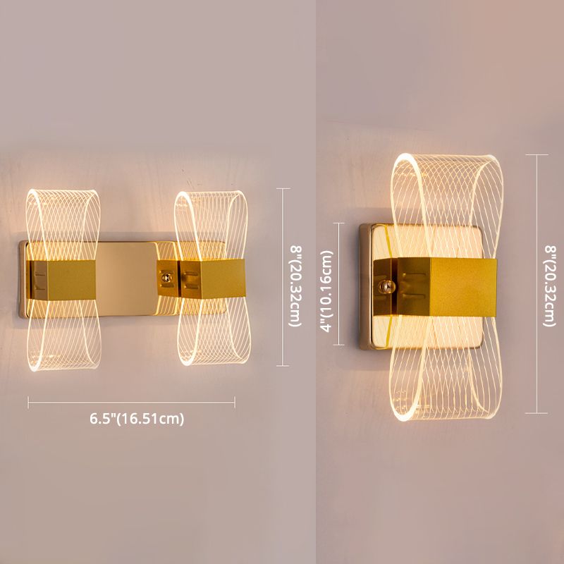 LED Indoor Decoration Sconce Light Ambient Lighting Wall Lamp with Acrylic Shade