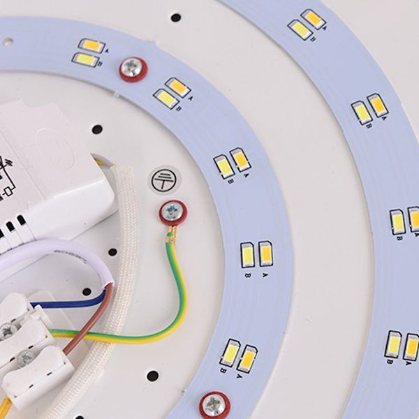 Moderne eenvoudige LED-plafondlamp aluminium ronde inbouwmontage voor gang