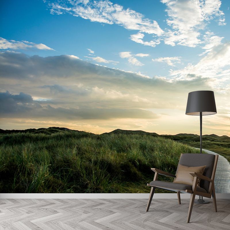 Cloudscape Mural Decal for Wall Contemporary Sitting Room Mural Wall Art