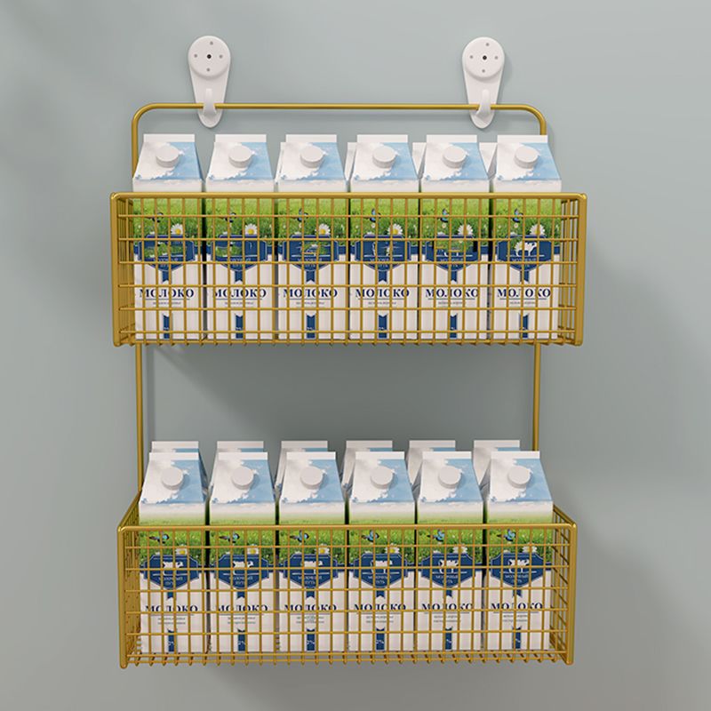 Modern Metal Floating Bookcase 6-inch Wide Wall Mounted Book Shelf