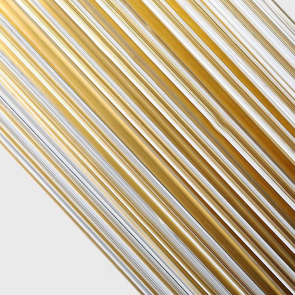 Gold 2-Light Wall Light in Modern Luxury Style Cylindrical Crystal Wall Lamp for Bedroom