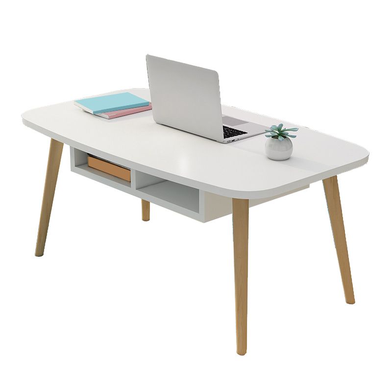 Modern Style Manufactured Wood Cocktail Table 4 Legs Coffee Table