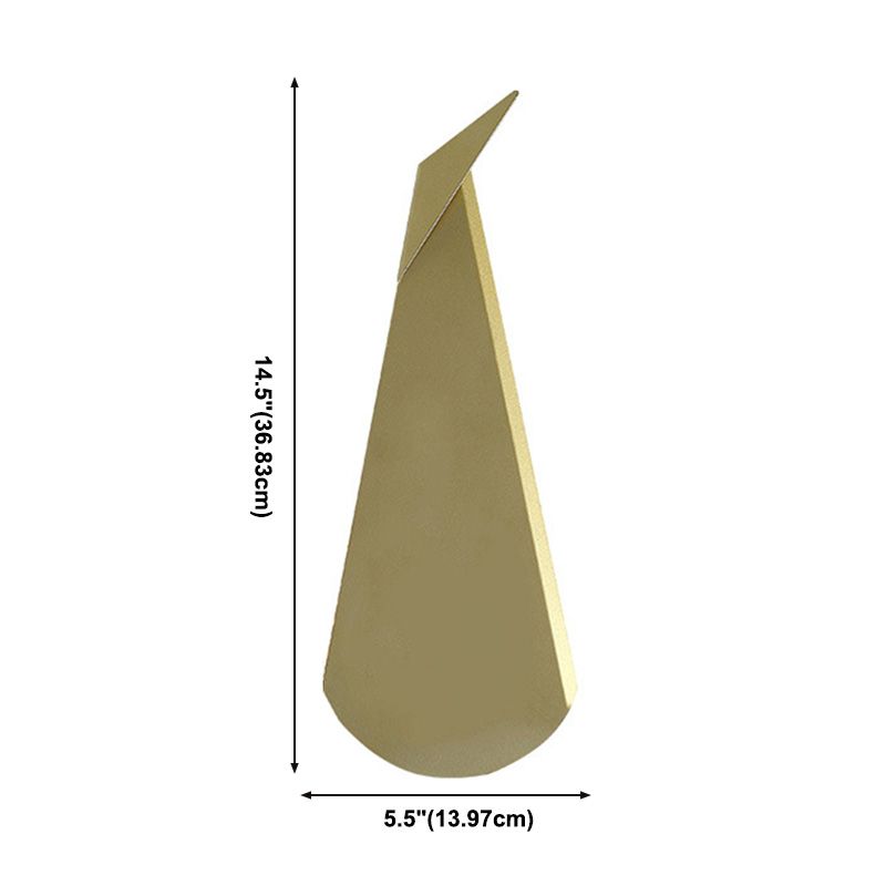 Pfauenwandmontierte Lampe postmoderne Einfachheit Metall Wandleuchte für Wohnzimmer