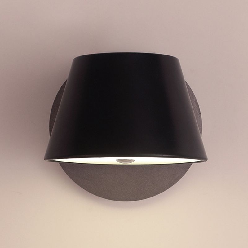 1 Light Geometric Wall Mounted Lamp Contemporary Metal Wall Lighting Idea