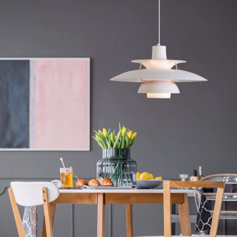 Aluminium nordique multi-couleurs en option en aluminium Light Light 1-Light Minimism Lighting Forwing For Restaurant Cafe Shop