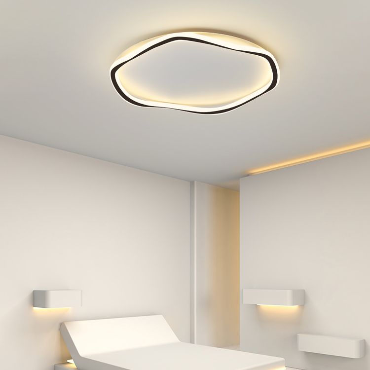 Lámpara de techo empotrada contemporánea, accesorio de iluminación de techo geométrico empotrable