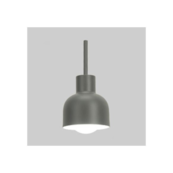 Modern Style Domed Pendant Light Single Head Aluminium Hanging Light for Restaurant Foyer
