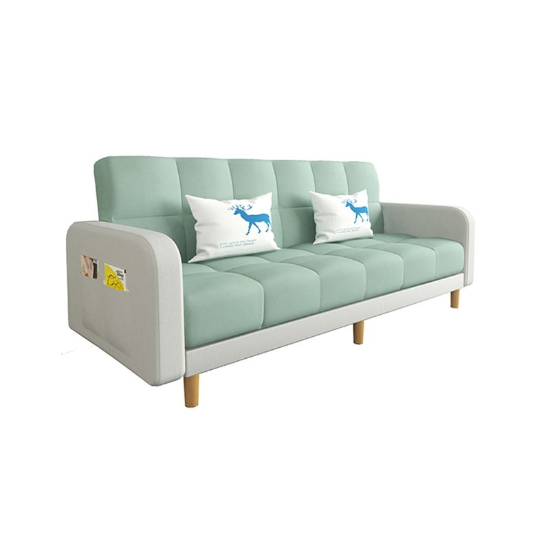 Vierkante arm moderne bank met Biscuit Back Storage Sofa voor woonkamer