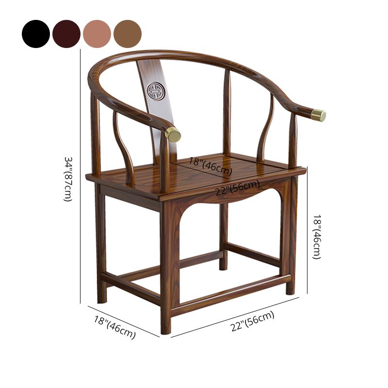 Silla de comedor de madera moderna Silla con brazo trasero Windsor para uso en restaurantes