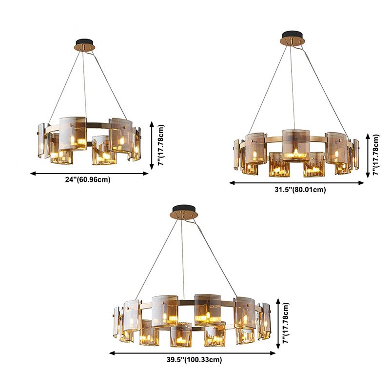 Semplici lampadari lampadari in vetro lampadario appeso per la caffetteria