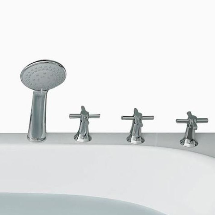 Back to Wall Corner Bathtub Acrylic White Modern Soaking Bath