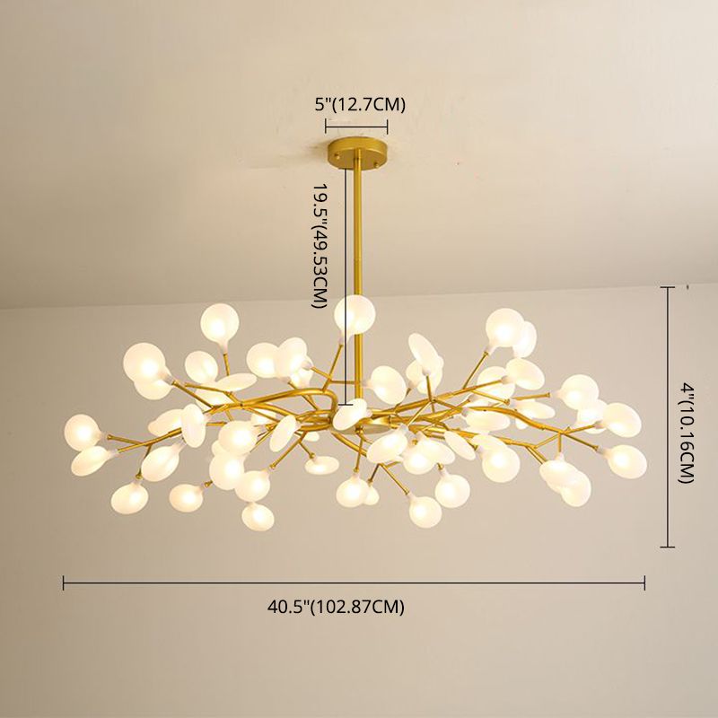 Rami di metallo lampadario lampadario a sospensione Light Style lampadario lampadario per camera da letto