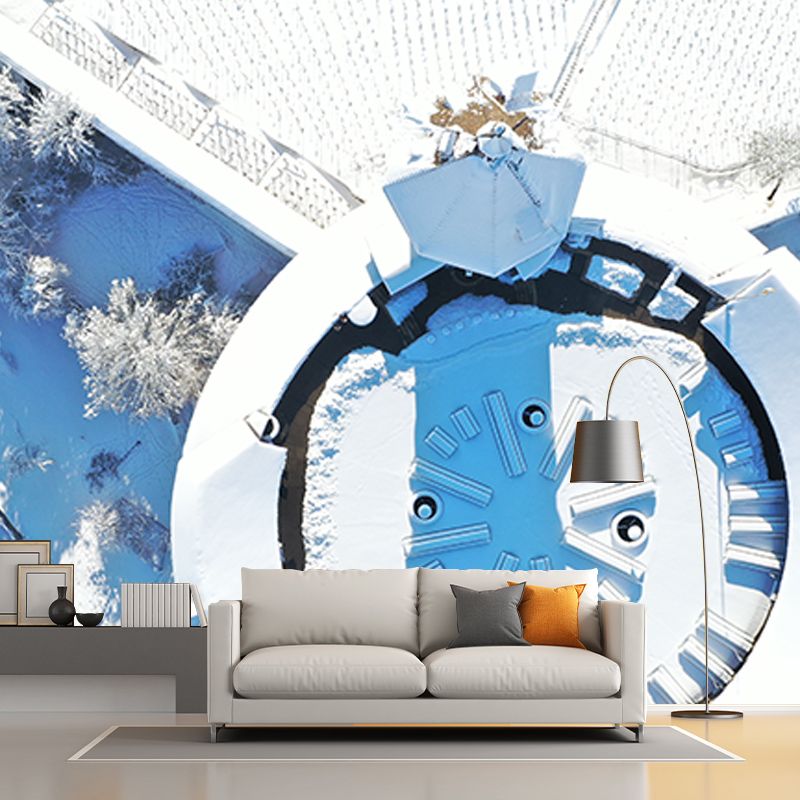 Modern Style Mural Wallpaper Town Scenery Photography Indoor Wall Mural