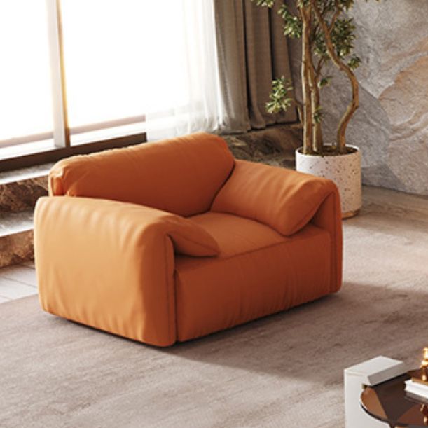 Contemporary Stationary Living Room Seating Pillow Top Arm Cushions Sofa