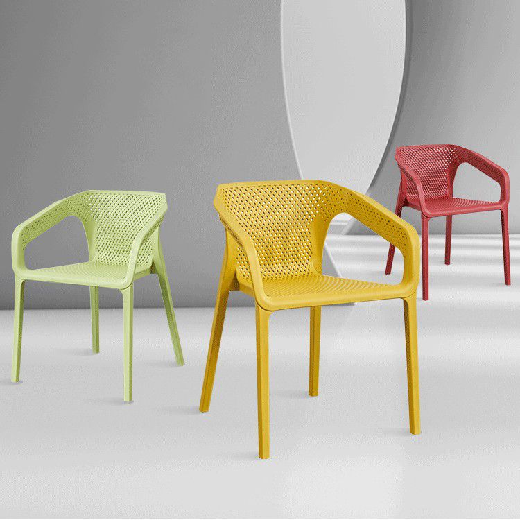Chaise de salle à manger en plastique de style moderne chaise de salle à manger pour salle à manger