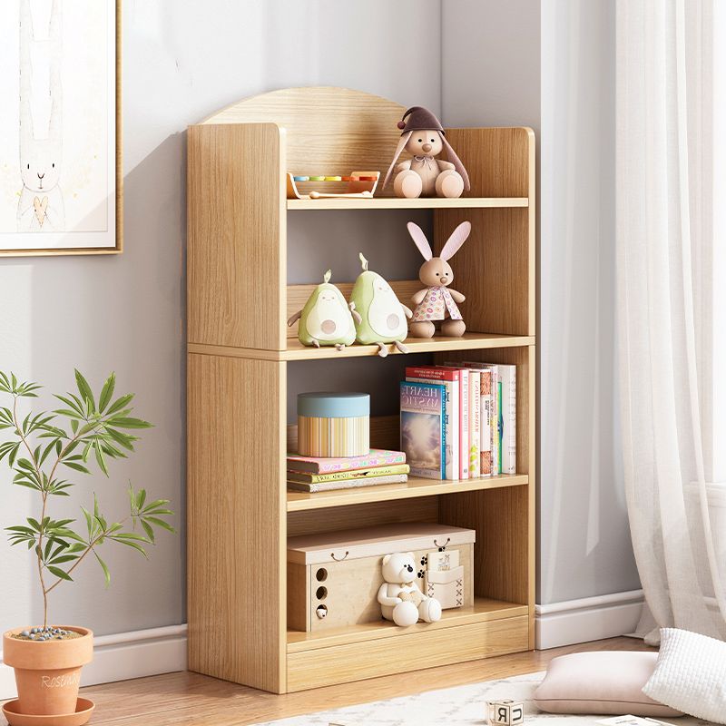 Contemporary Wood Chest Rectangle with Doors Side Cabinet with Shelves