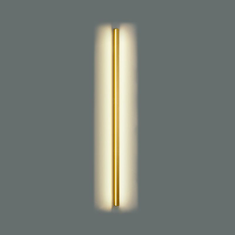 Bar Shaped Wall Sconce Light Minimalist Metal LED Wall Mounted Lamp over Bed