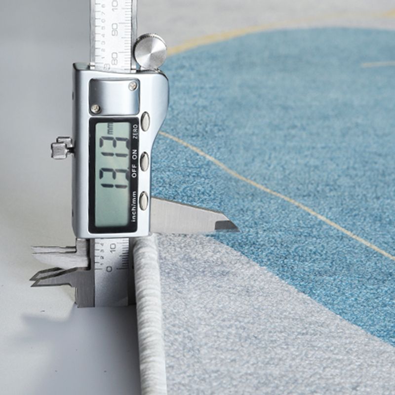 Black Modern Rug Blending Graphic Rug Non-Slip Backing Rug for Home Decoration