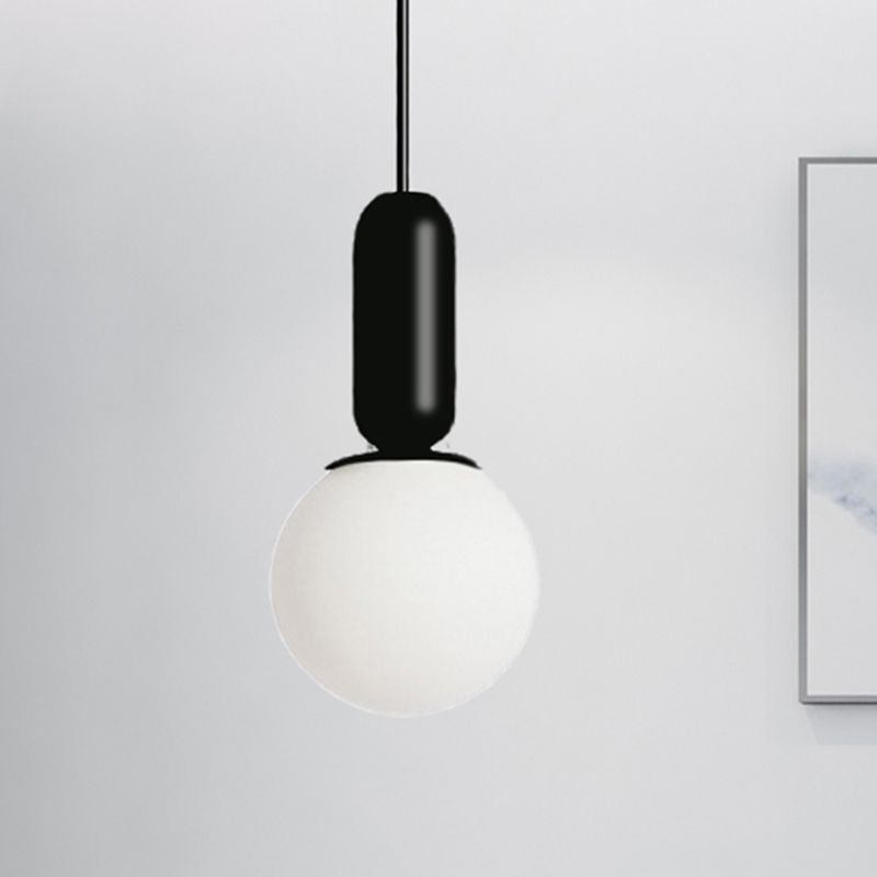 Nordic Elemy Bare Bulbe Pendant Light 1 Head Hanging Lampe for Study Room Bedroom