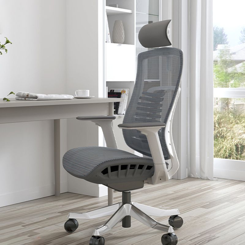 Modern Removable Arms Desk Chair No Distressing Office Chair with Wheels