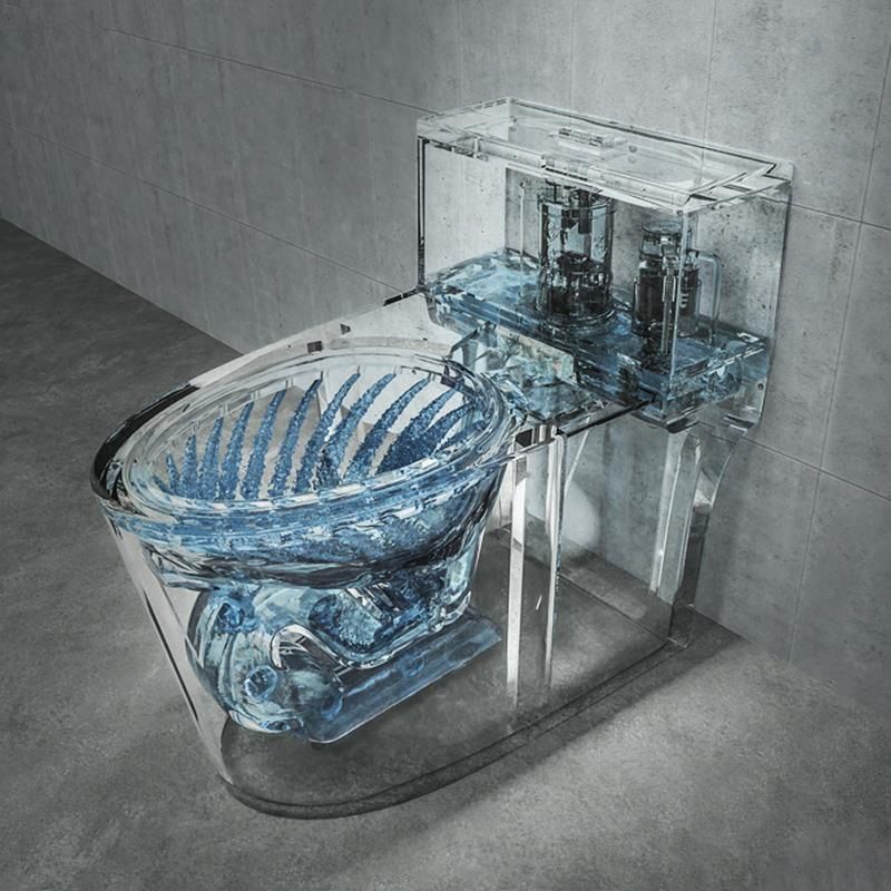 Modern Seat Included Flush Toilet One Piece Urine Toilet for Bathroom