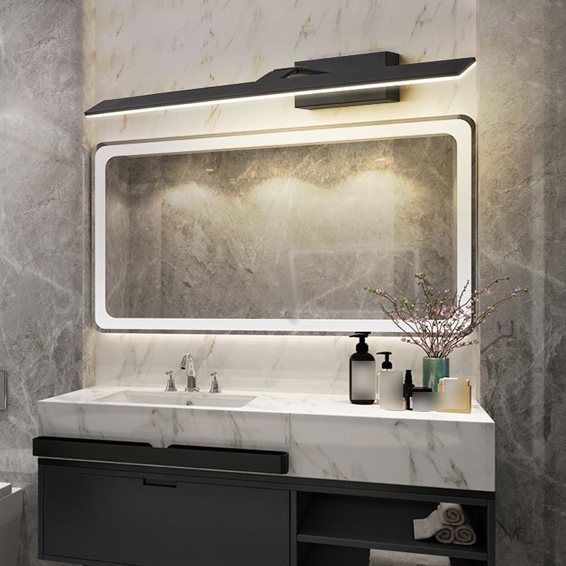 Geometry Shape Wall Lighting Modern Style Metal 1 Light Sconce Lamp for Shower Room
