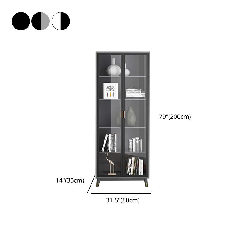Libreria standard Glam Vertical Glam Libreria fabbricata con porta di vetro