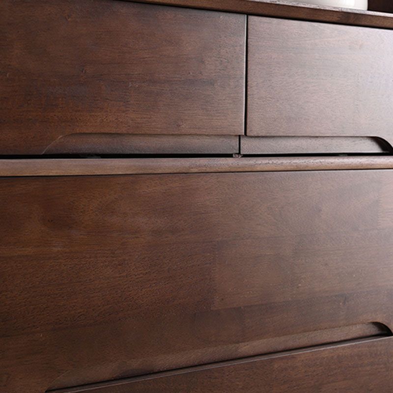 Mid Century Solid Wood Chest 29.5" Wide Drawers Included Chest