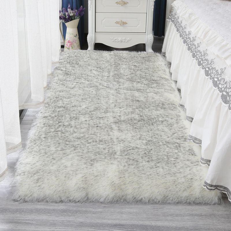 Alfombra de alfombra de poliéster simple simple alfombra de interiores alfombra de respaldo sin deslizamiento para dormitorio de adultos