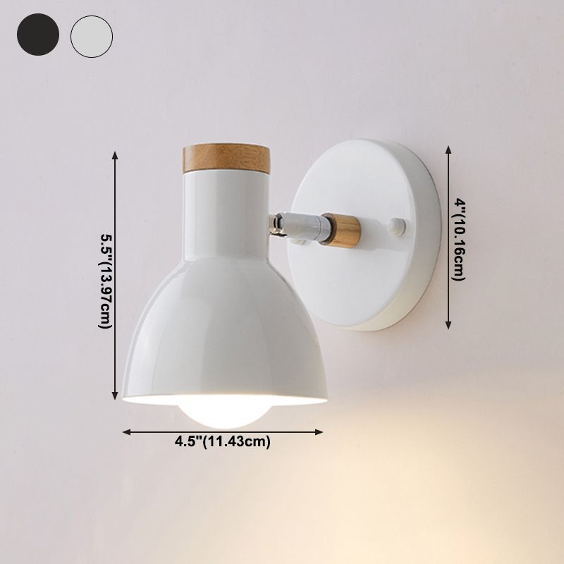 Luces de apliques geométricos contemporáneos 1 Light Light Lighting de luz de pared