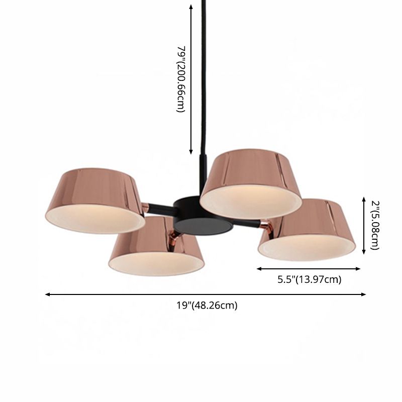 Lustre en métal lustre pendentif post-moderne pour salon pour salle à manger