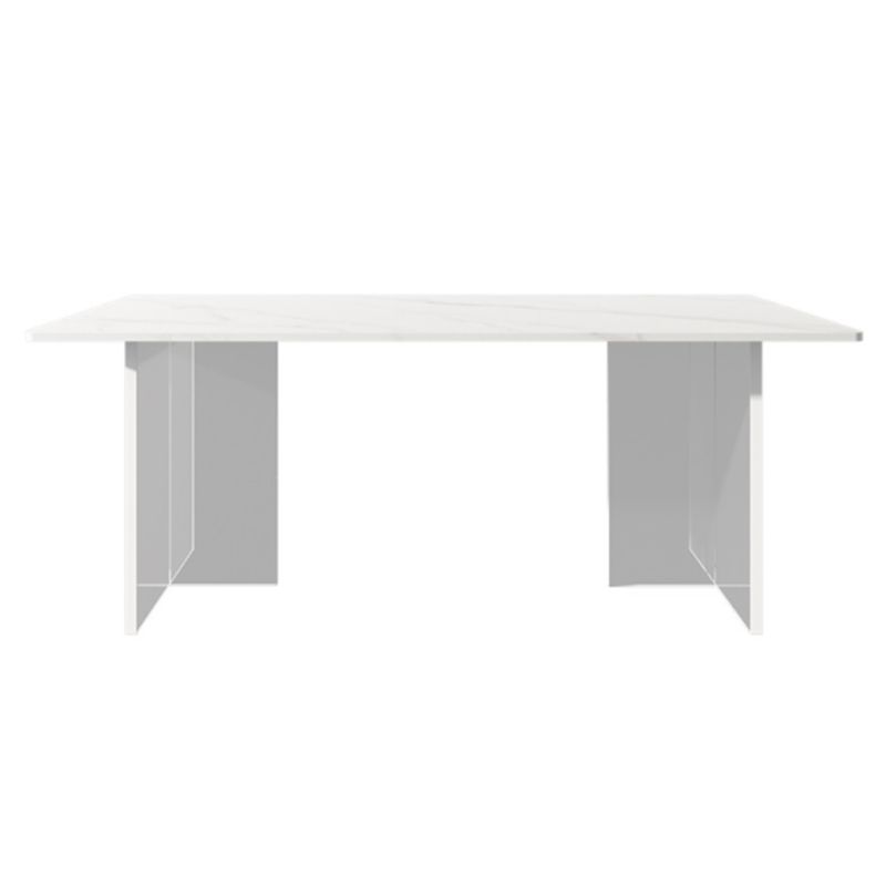 Modern 1/2/5/7 Pieces Dining Set Rectangle Stone Dining Table for Cafe