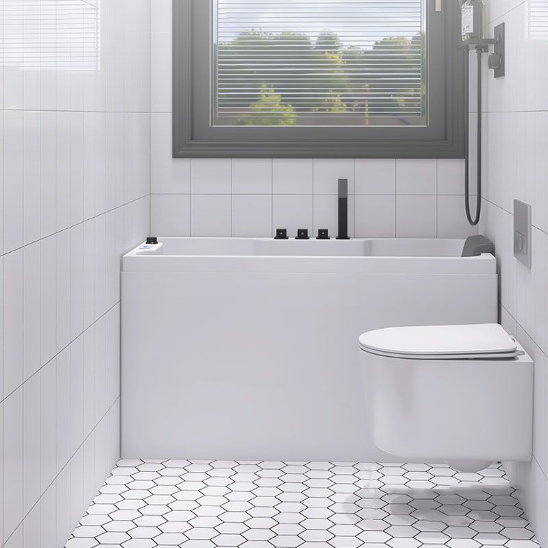 Modern Toilet Bowl Wall Mount Porcelain All-In-One Flush Toilet
