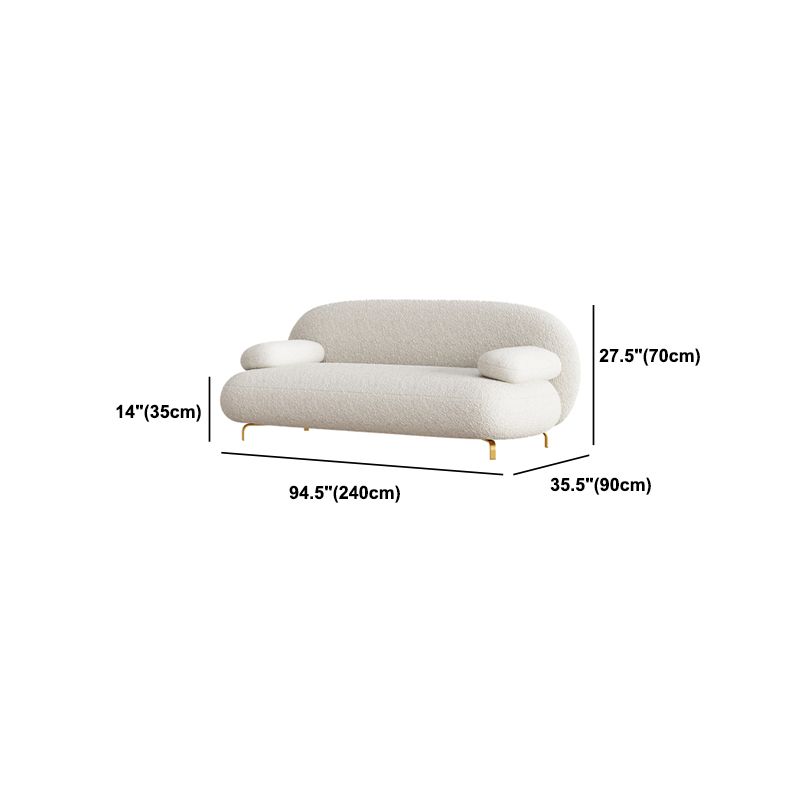 35.43" W x 27.55" H Contemporary Sofa Pillow Top Arm Standard Sofa