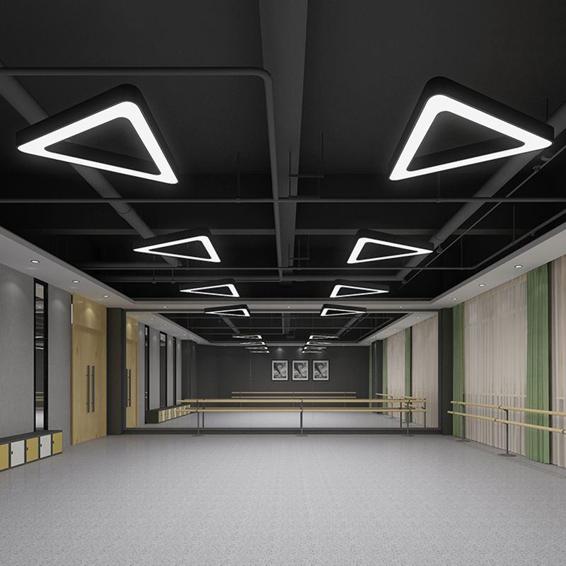 Palestra triangolare Accapta Light Metallic Metallic Modern LED REGLI LADULIRE IN NERO