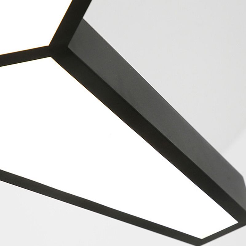 METALE Y Forma Lampada sospesa moderna 3 luci Kit di luce a soffitto a LED bianco in luce bianca/calda/naturale con diffusore acrilico
