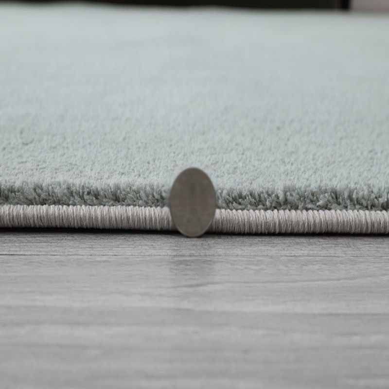 Simple Solid Color Carpet Brown Polyester Indoor Rug Anti-Split Area Rug for Indoor Room