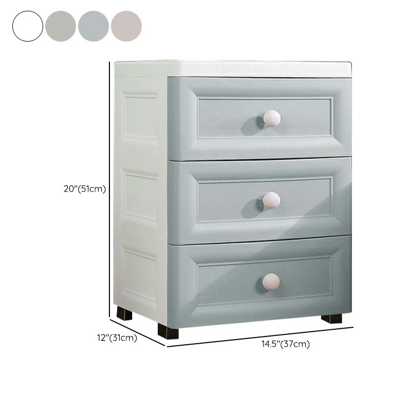 Plastic Wardrobe Armoire with Legs Modern Storage Cabinet with Drawer