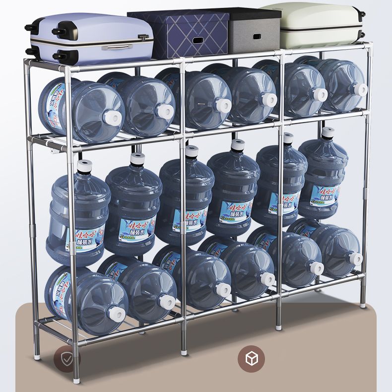 Contemporary Style Metal Wardrobe 1-door Wardrobe Closet for Bedroom