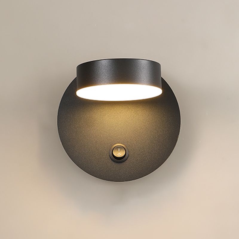 Moderner Stil Verstellbarer LED -Wandleuchten Beleuchtung Metall 1 Leuchttaute leichte Lampen