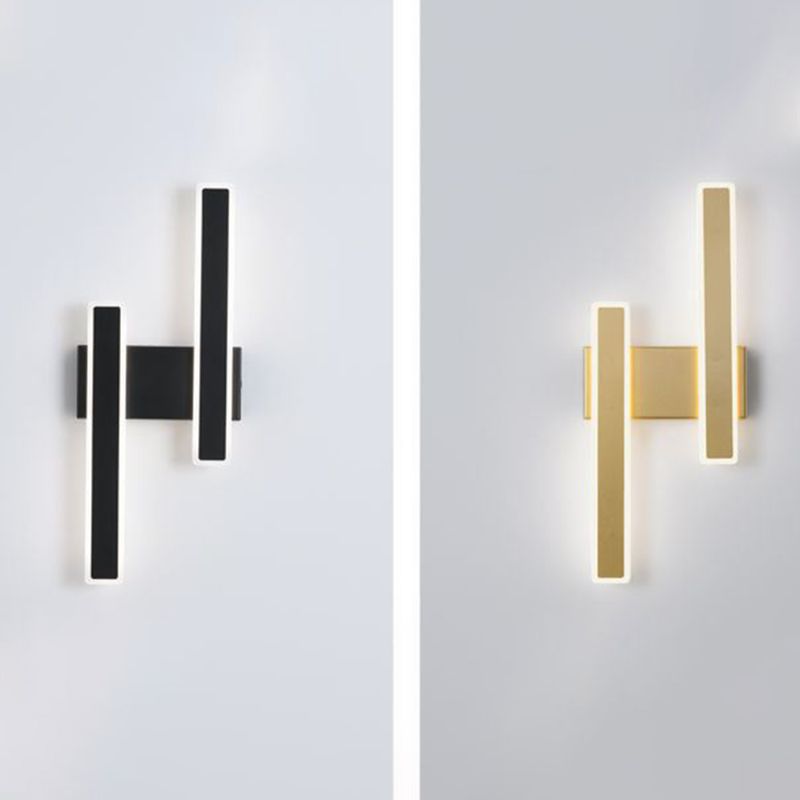 Fun a parete rettangolare per la parete della camera da letto Simplicità a parete LED Apparecchio di illuminazione montata