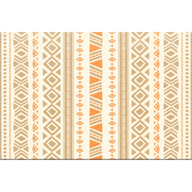 Chique geometrisch patroon tapijt multi-gekleurde boho-tapijt synthetica wasbaar niet-slip kleurbestendig kleed voor woonkamer
