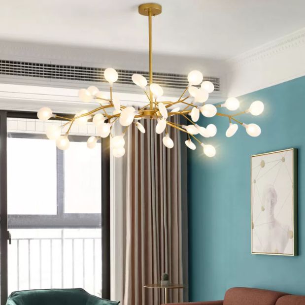 Rami di metallo lampadario lampadario a sospensione Light Style lampadario lampadario per camera da letto