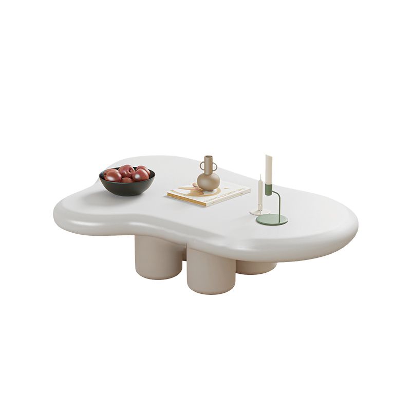 Scandinavian Wooden Coffee Table Free form 3 Legs Coffee Table Set