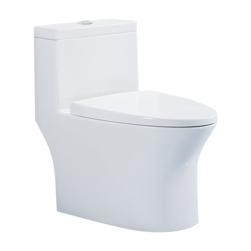 Traditional Floor Mounted Toilet All In One Porcelain Flush Toilet