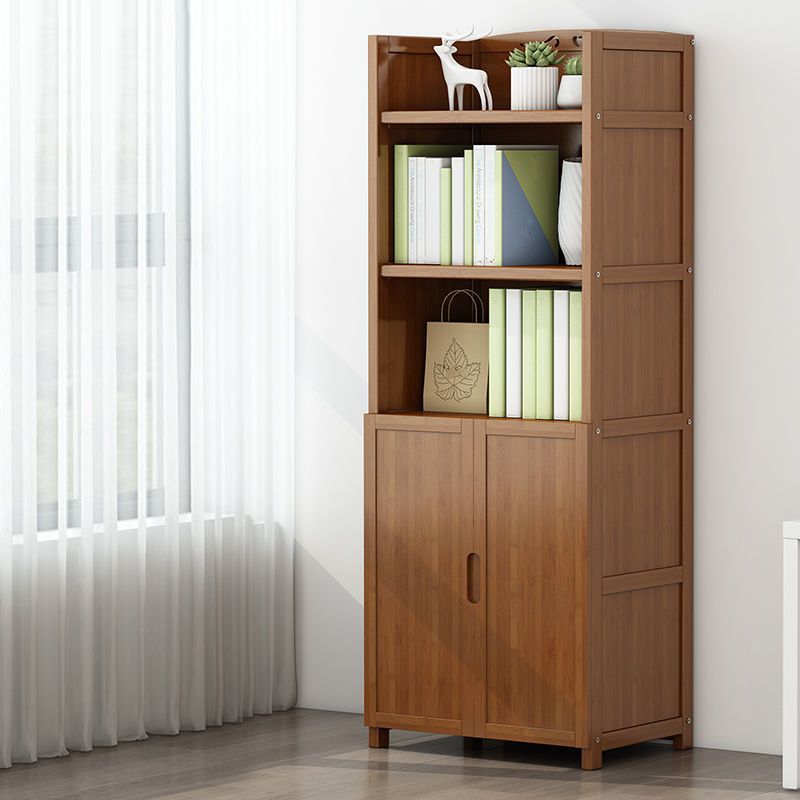 Walnut Bookcase Floor Multi-layer Storage Rack Student Home Bookshelf