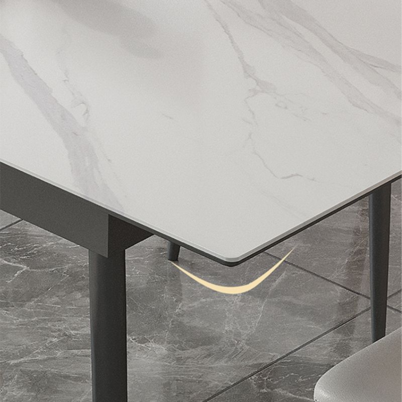 Modern Sintered Stone Kitchen Table Home Extendable Dining Table